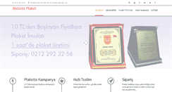 Desktop Screenshot of akdenizplaket.com